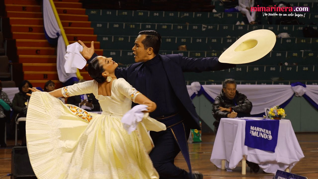 💃🕺✨ Madeleine Loja y Santiago Razo bailan la marinera Candelita Trujillana