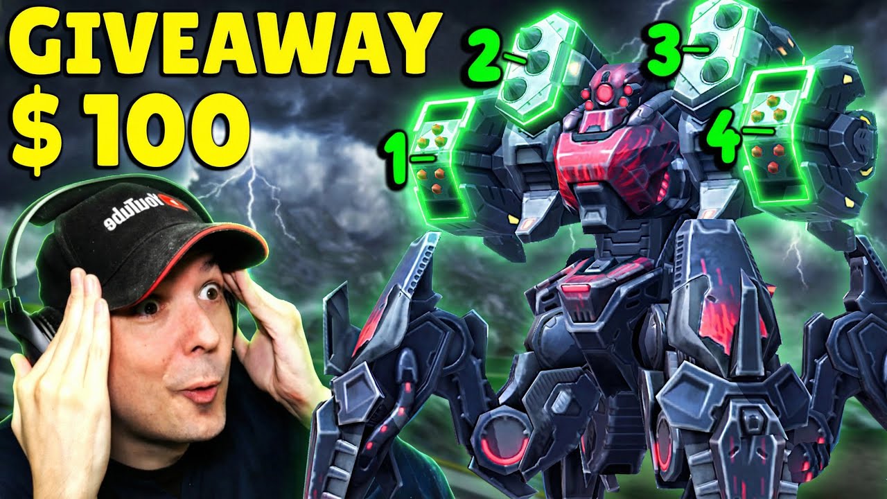 100$ Giveaway & KILLER MACHINE Scorpion &ndash; Mech Arena