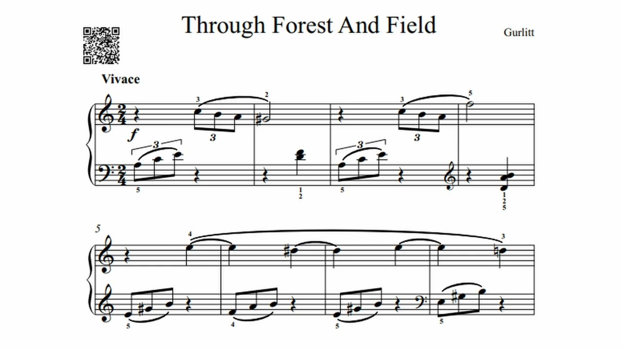 Gurlitt - Through Forest And Field