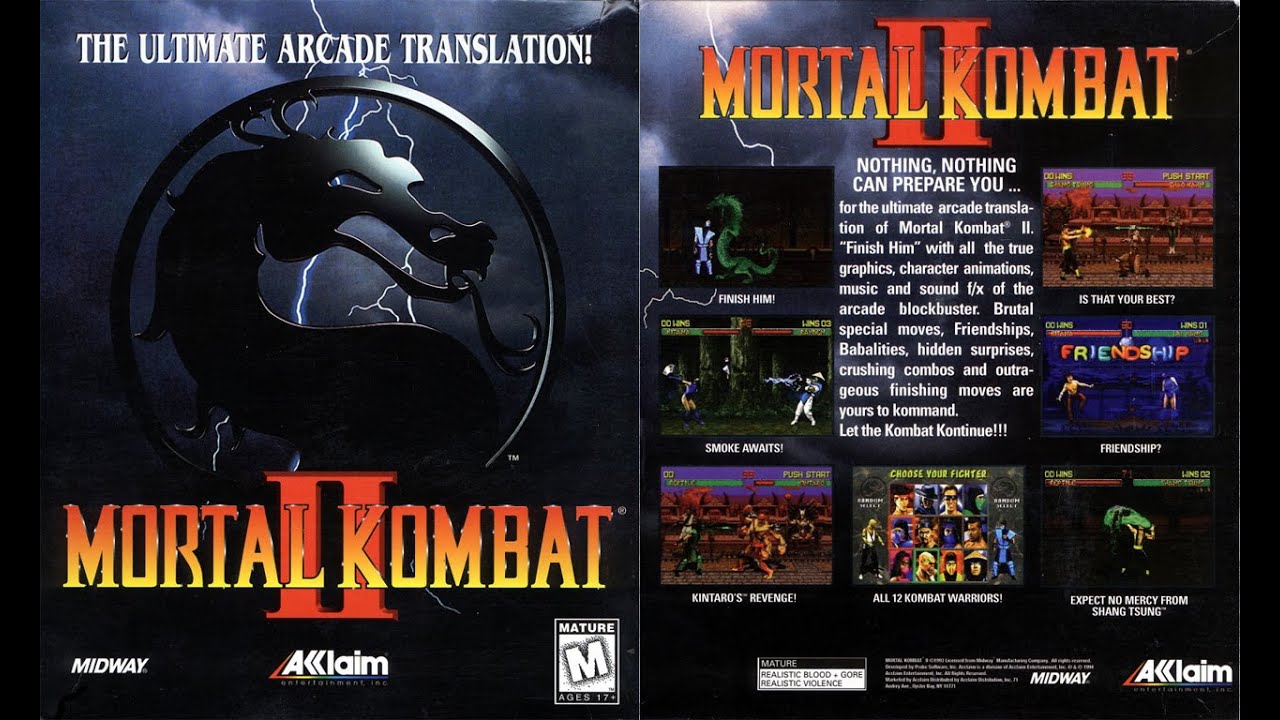 Mortal Kombat 2 - PC - MS-DOS demo mode