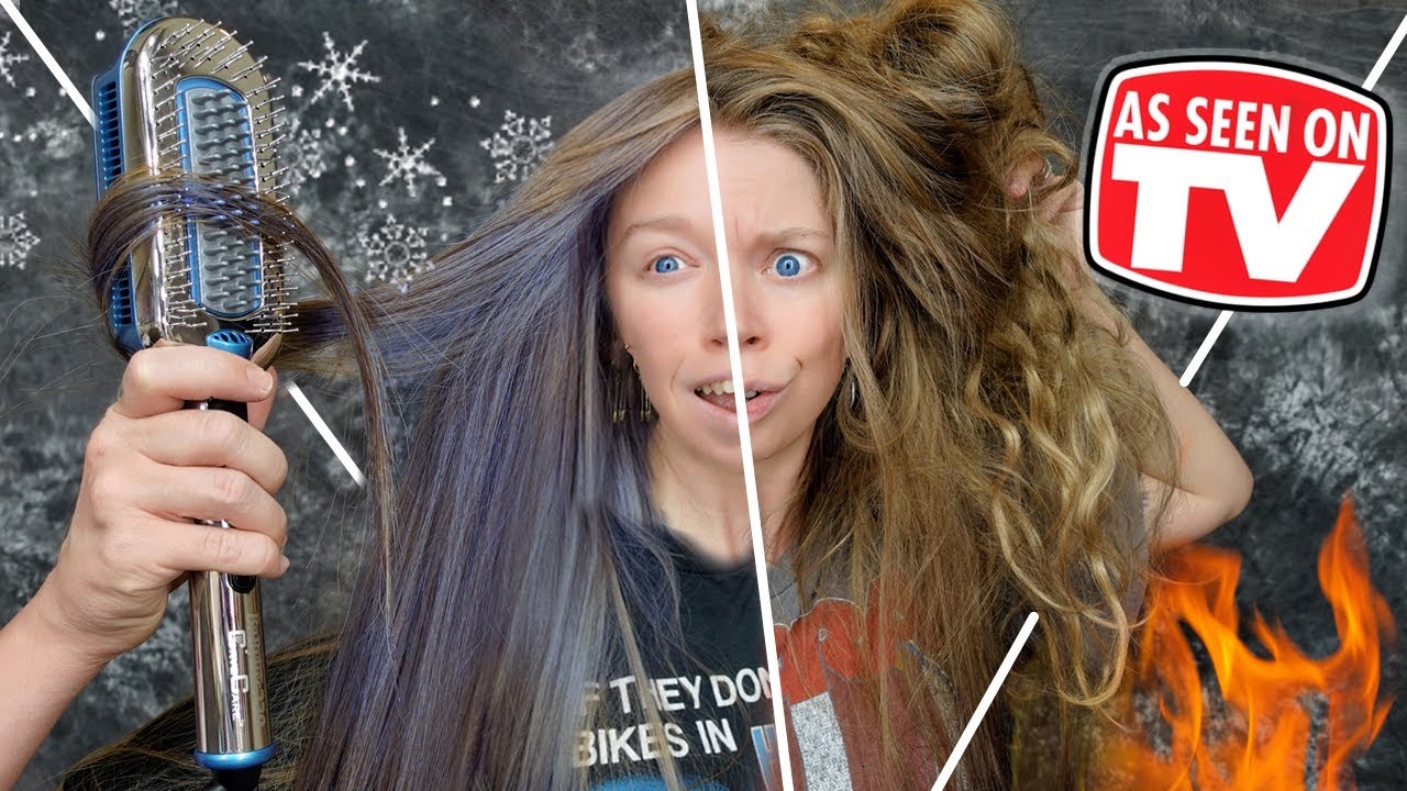 FROZEN Cryotherapy ❄️ Electric HAIR BRUSH 'CryoCare' - Does This Thing Really Work?!