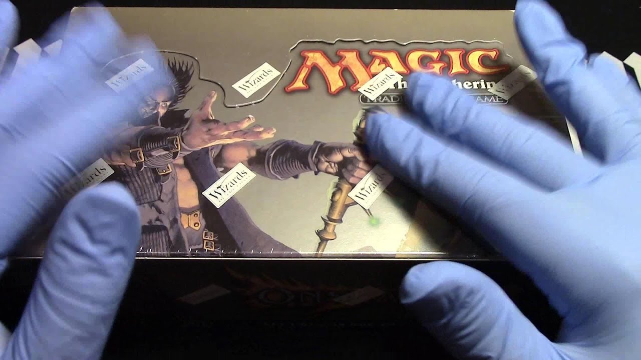 Onslaught whole booster box opened! Let hope for something Epic! MTG