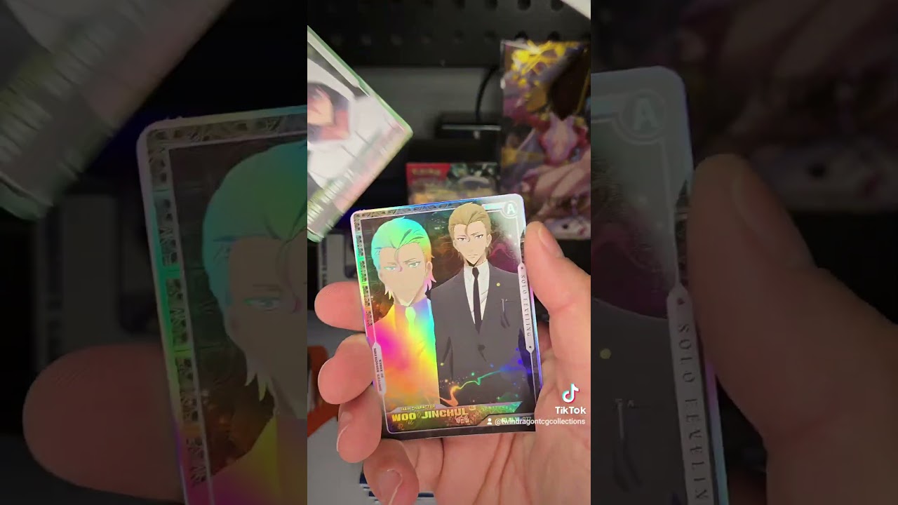 solo leveling cards #sololeveling #sungjinwoo #foryou #tcg #anime