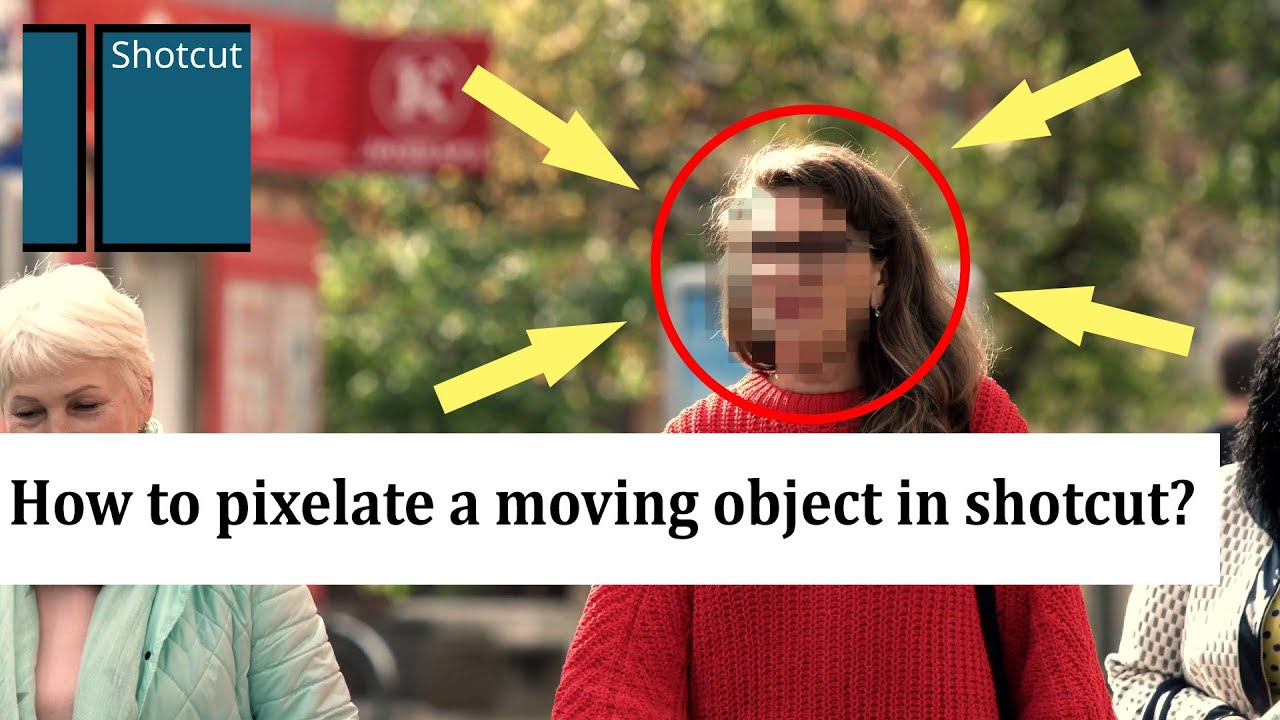 Как пикселизировать (цензурировать или размыть) движущийся объект в Shotcut?