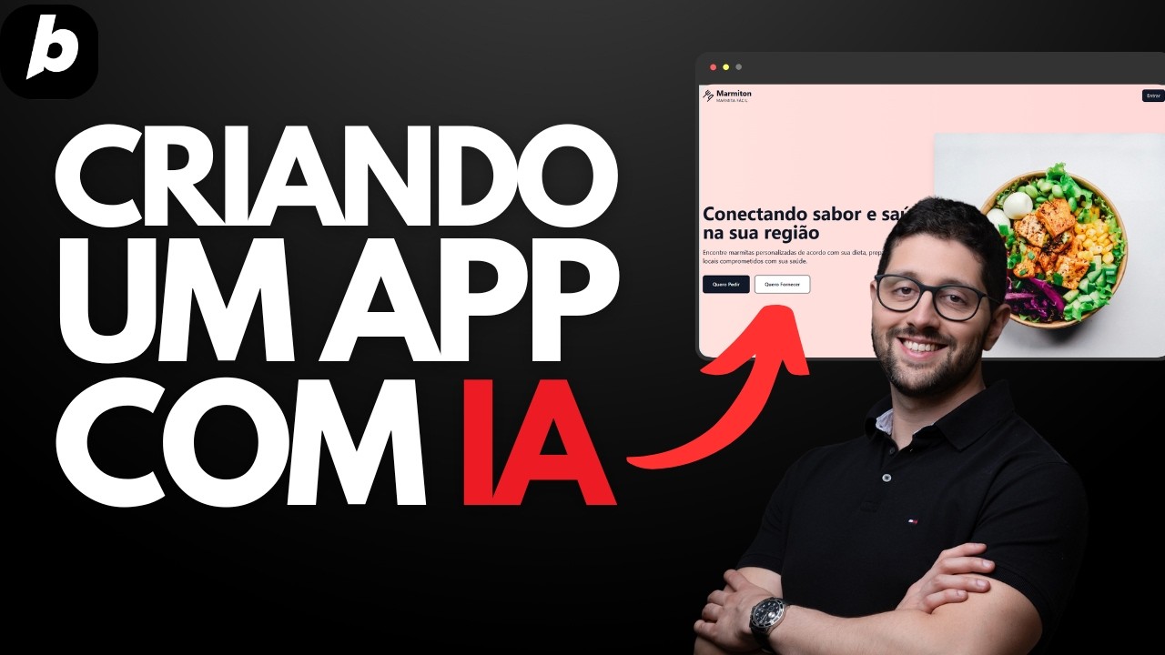 Crie APP sem C&oacute;digo com IA - Tutorial Bolt.new