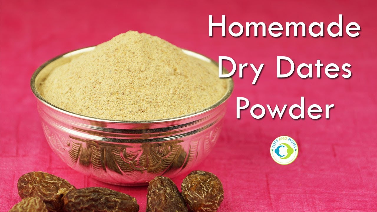 Easy Dry Dates Powder Recipe | Weight Gaining Food for Babies | Natural Sweetener Dates Sugar