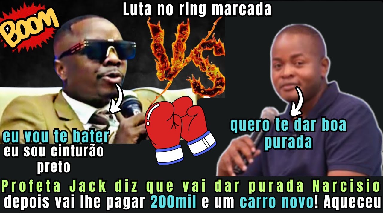 Polemica: Profeta Jack marca luta no Ring de Box com narcisio na tv sucesso!