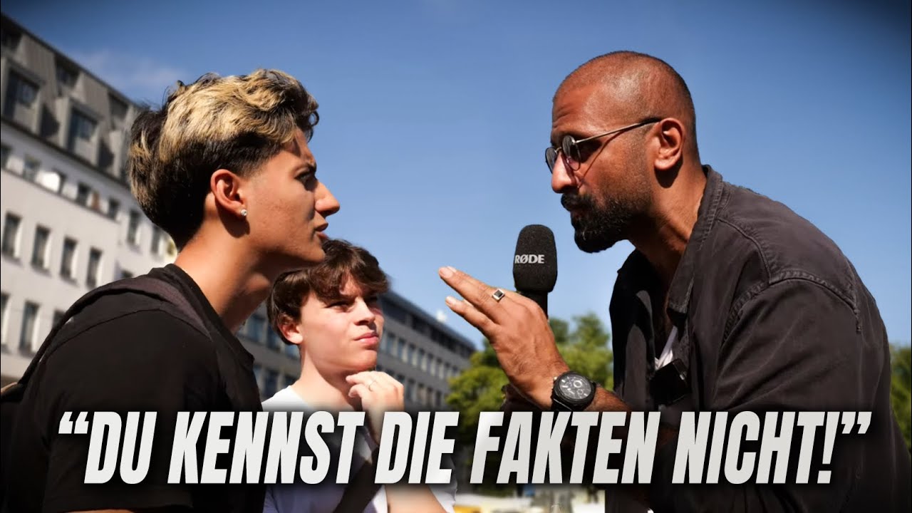 Linker SPRACHLOS nach DIESEM Argument: hitzige Debatte in BERLIN Friedrichshain