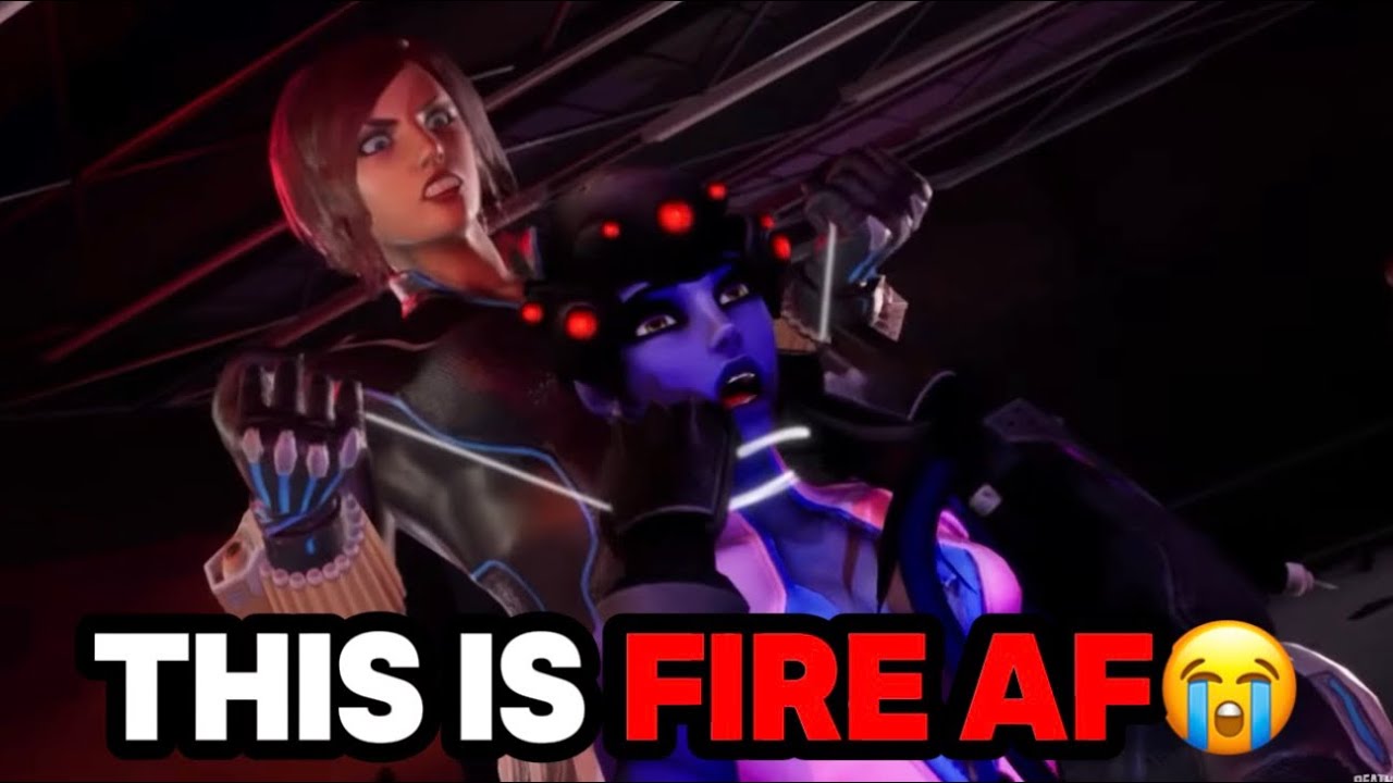 Реакция фаната Overwatch на смертельную битву между Вдовой и Чёрной Вдовой (это было круто!)
