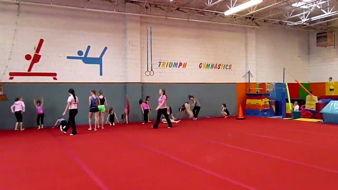 With my Daughter at Triumph Gymnastics