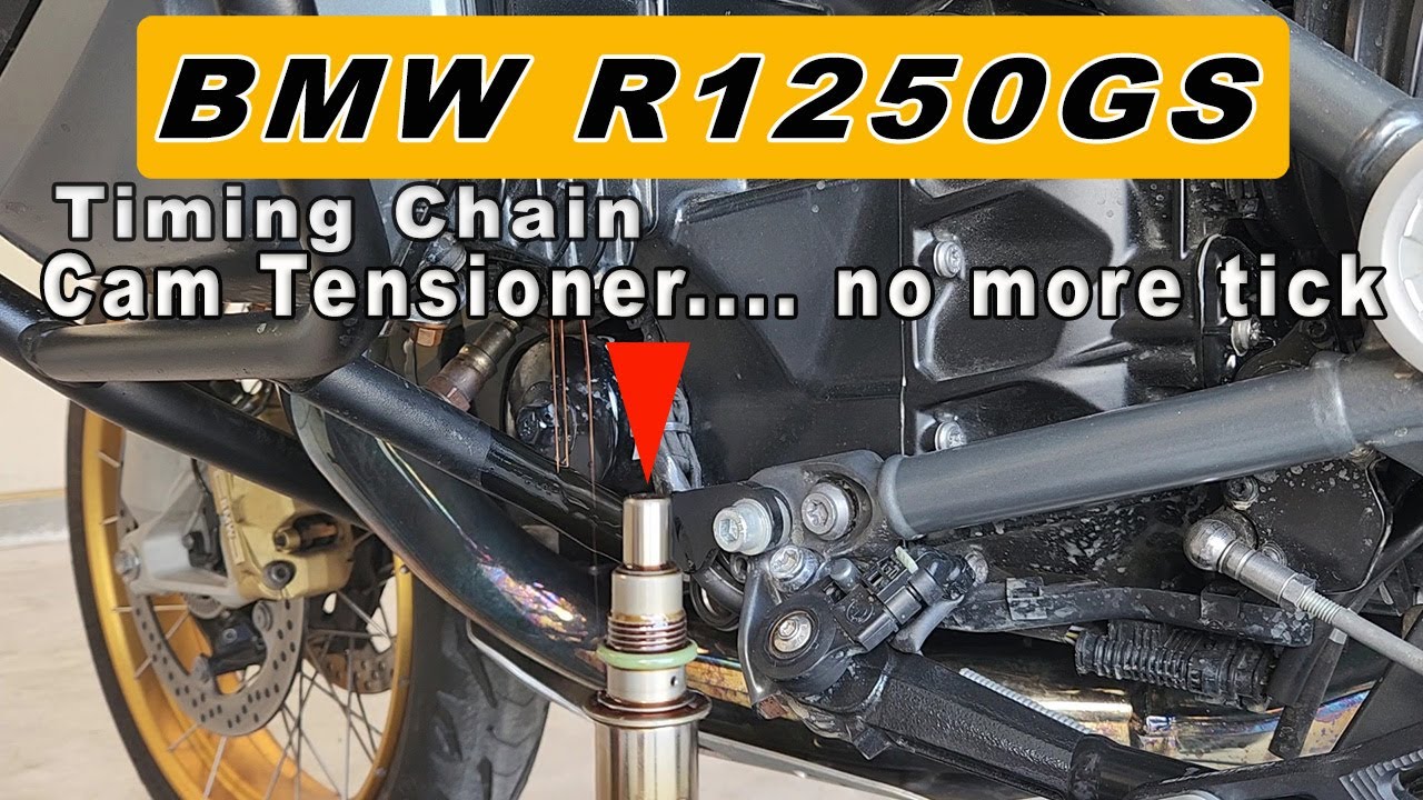 BMW R1250GS... Модернизация натяжителя цепи ГРМ — двигатель больше не стучит