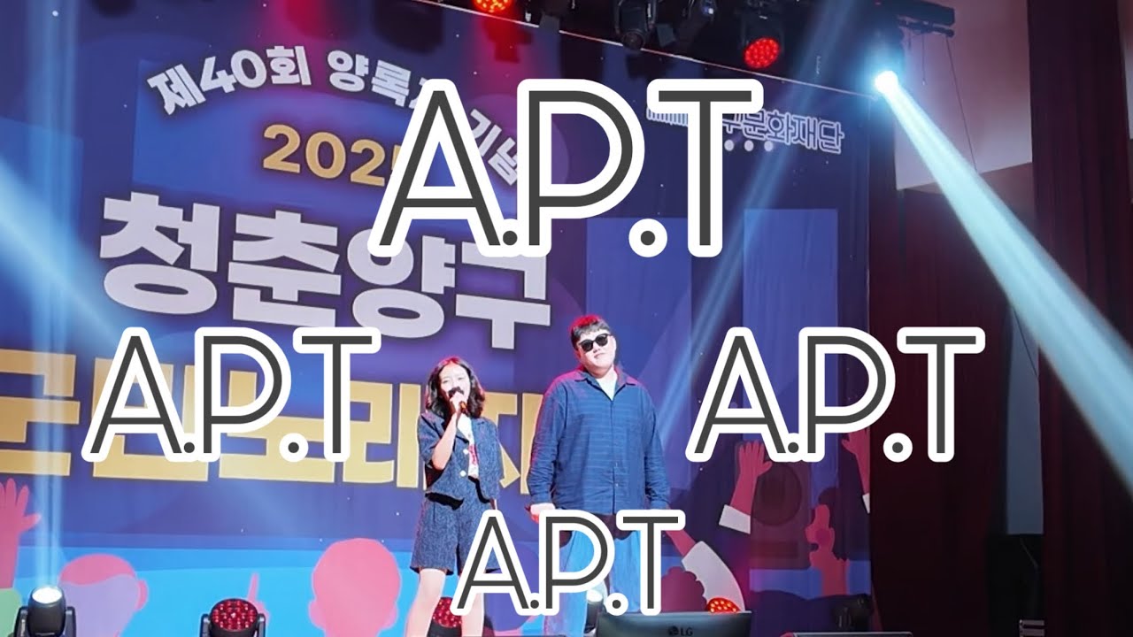 초긴장한 고릴라 남편이랑 같이 부르는 APT [누르 산티 인드리 쿠르니아와티]