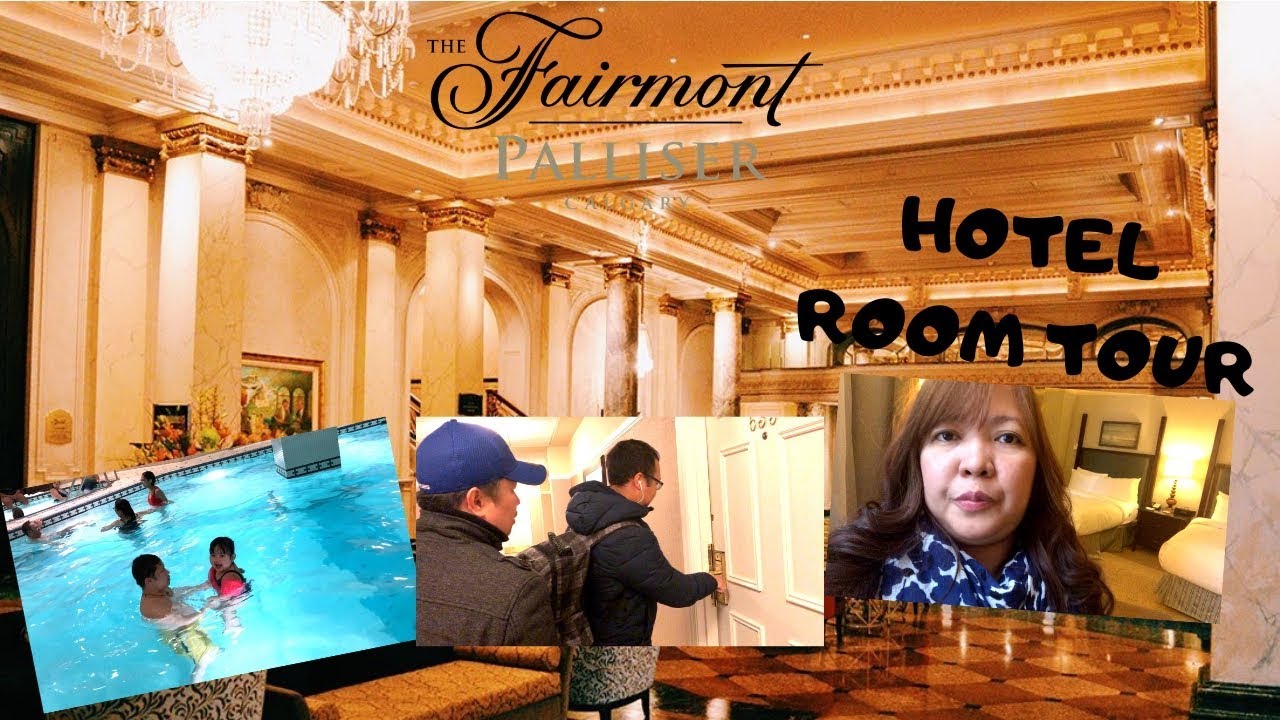 Hotel Room Tour @ The Fairmont Palliser........one of the high end hotels in Calgary!!!