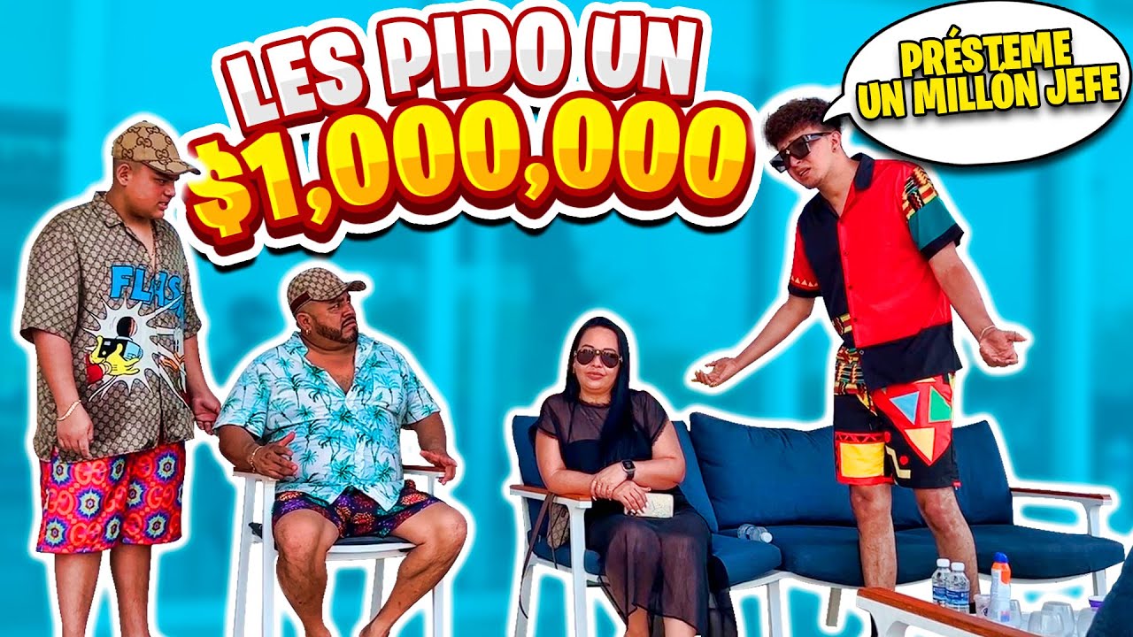 LES PIDO PRESTADO $1,000,000 DE PESOS A LA FAMILIA MILLONARIA (HotSpanish Vlogs)