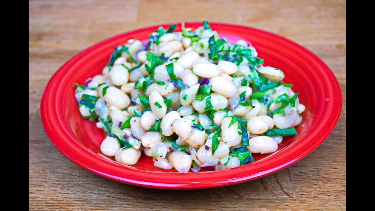 Weißer Bohnensalat Rezept | Der Bio Koch #760