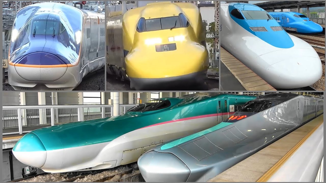 新幹線列島日本 路線別最高速度をザックリと! Shinkansen Maximum speed on each line
