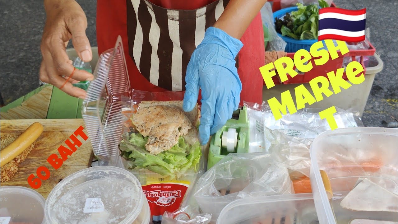 🇹🇭 Fresh Market | Talat Yod in Bangkok | Many thing you can buy and eat