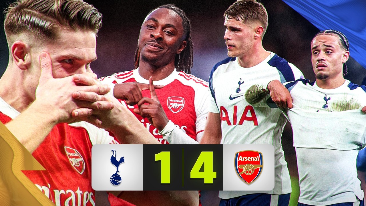Arsenal Go 5 Points Clear After DESTROYING Spurs 4-1 | NLD Reaction
