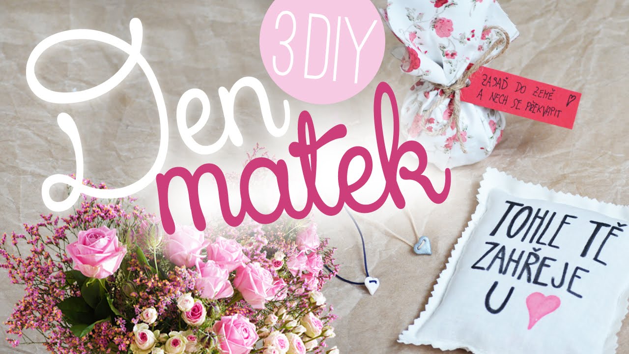DEN MATEK | 3 DIY tipy na dárek | #laterezatelier