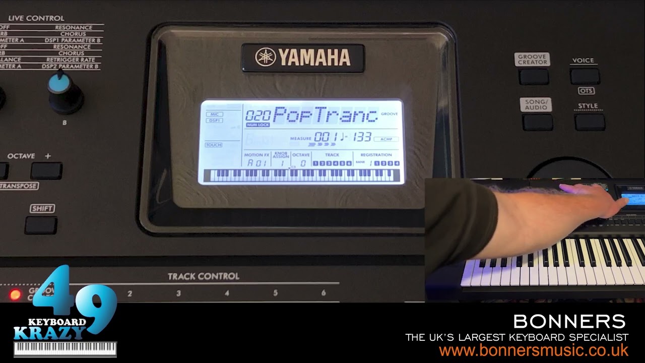 Yamaha PSR-EW425 Keyboard - 35 Groove Creator Patterns Part 2/2