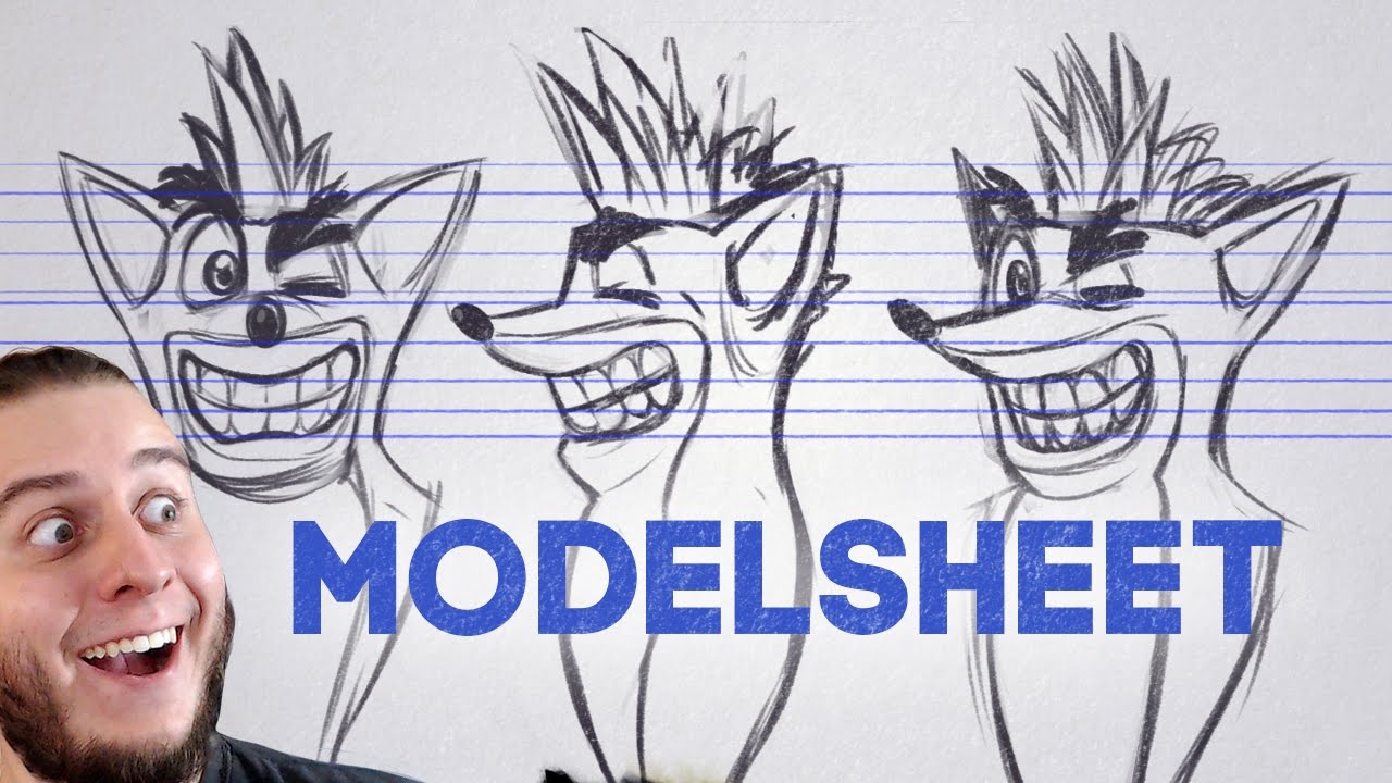 COMO CRIAR UM MODELSHEET (com o CRASH!) - SKETCHTIME #4
