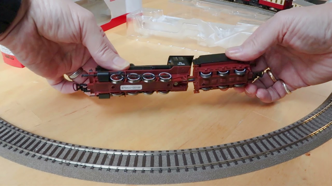 HO PIKO 57560 - 0-8-0 421 / BR 55 (G7.1) FS / Unboxing and First Run
