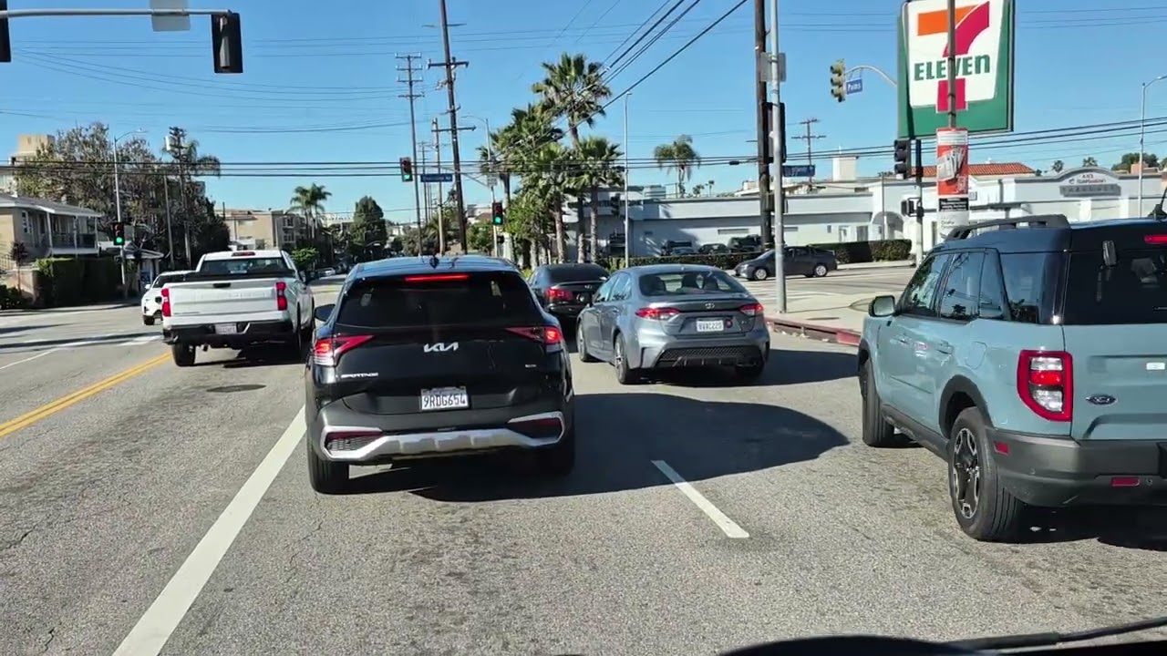Llego el fin de semana en los Angeles 