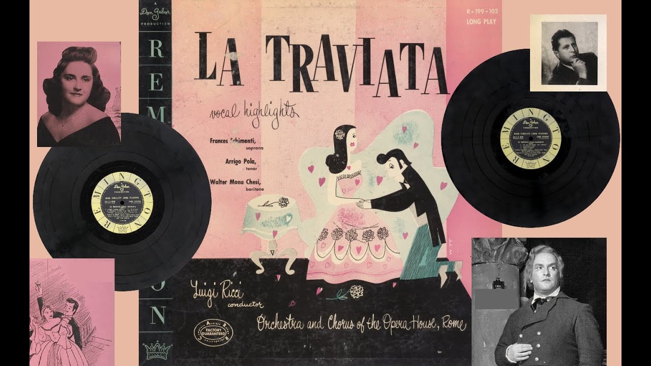 G.Verdi 'La Traviata' -Highlights- (Remington LP 1952)