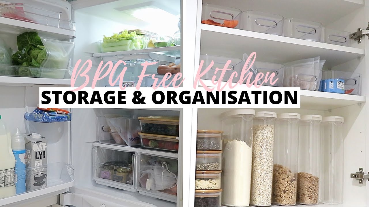 BPA FREE FRIDGE STORAGE AND ORGANISATION + KITCHEN CUPBOARD STORAGE IDEAS UK | EP1