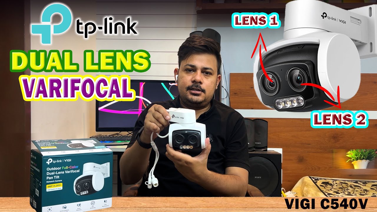 Best Ip camera Tp link 4mp dual lens with 3x zooming || Full installation and review 