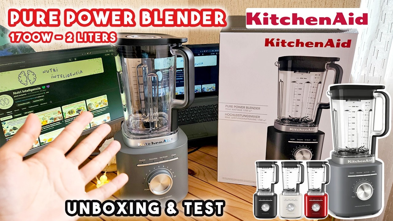 Блендер KitchenAid Pure Power 1700 Вт ⚡ Распаковка и тестирование | Лучший блендер 2025 года? 🏆