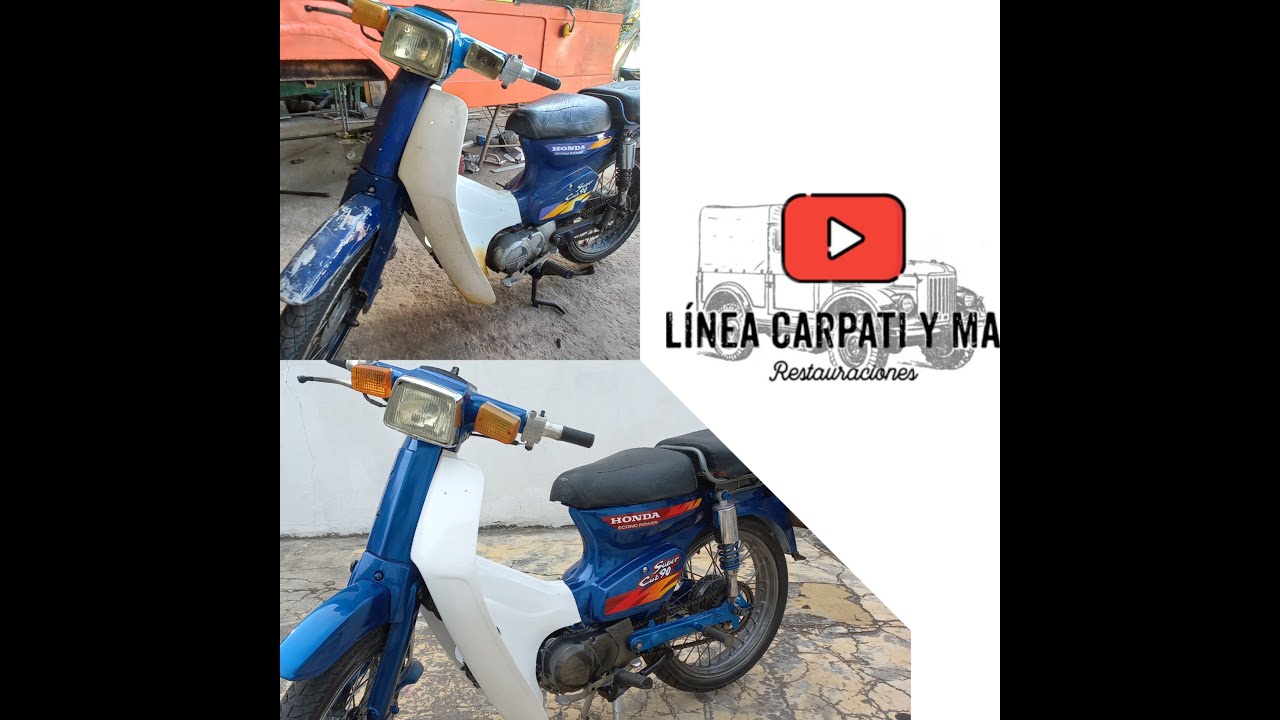 Honda c90 restauración,  catalogada la mejor moto del mundo