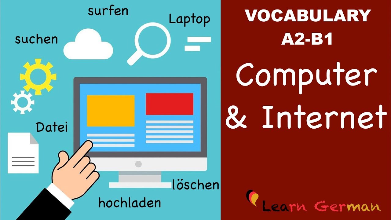 Learn German | German Vocabulary | Computer & internet | A2 | B1