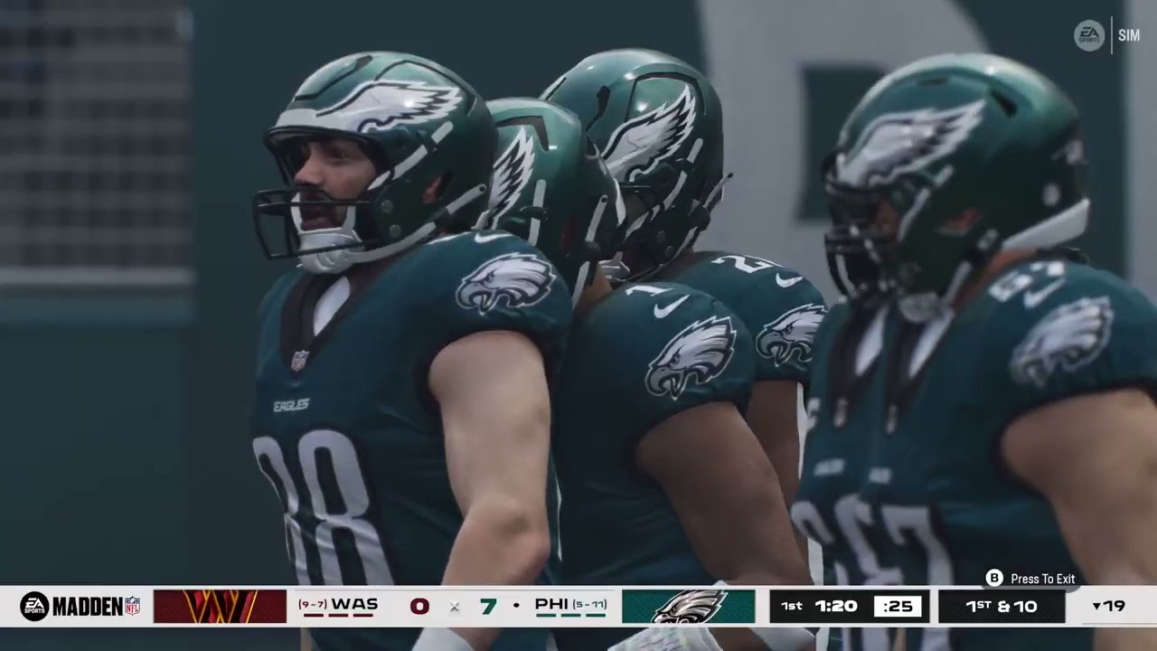NBNFL | Commanders @ Eagles | Week 18 | 2025