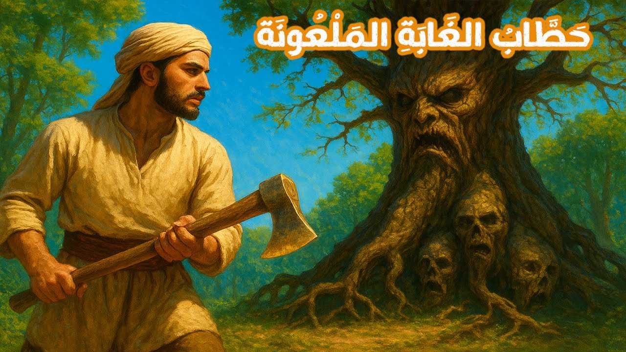 حَطَّابُ الغَابَة المَلْعُونَة ، من القصص الخيالية المشوقة ، من القصص الممتعة والجميلة