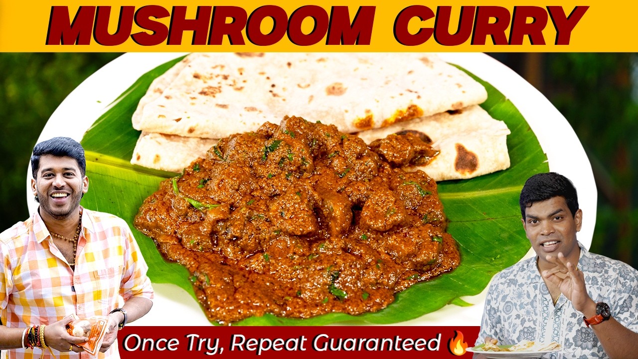 பட்டைய கிளப்புற MUSHROOM MASALA |The Curry That Will Make You a Mushroom Lover |Chef Deena's Kitchen