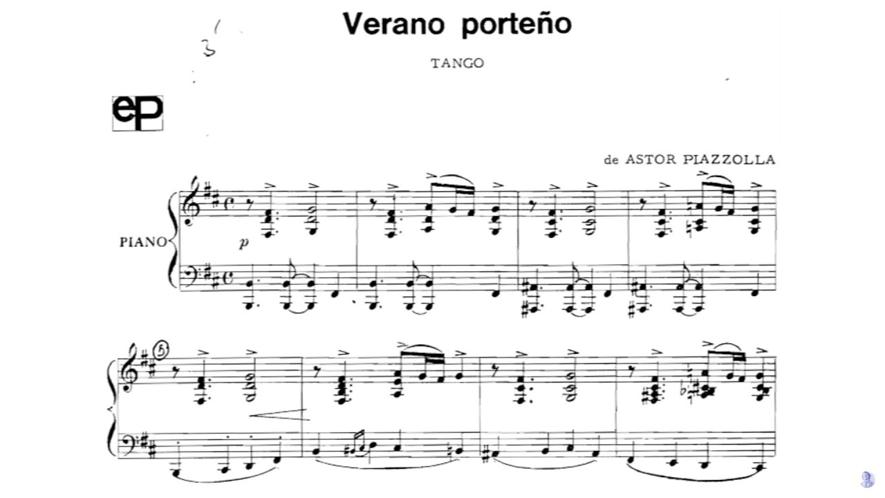 🎵 Verano Porteño | Ástor Piazzolla