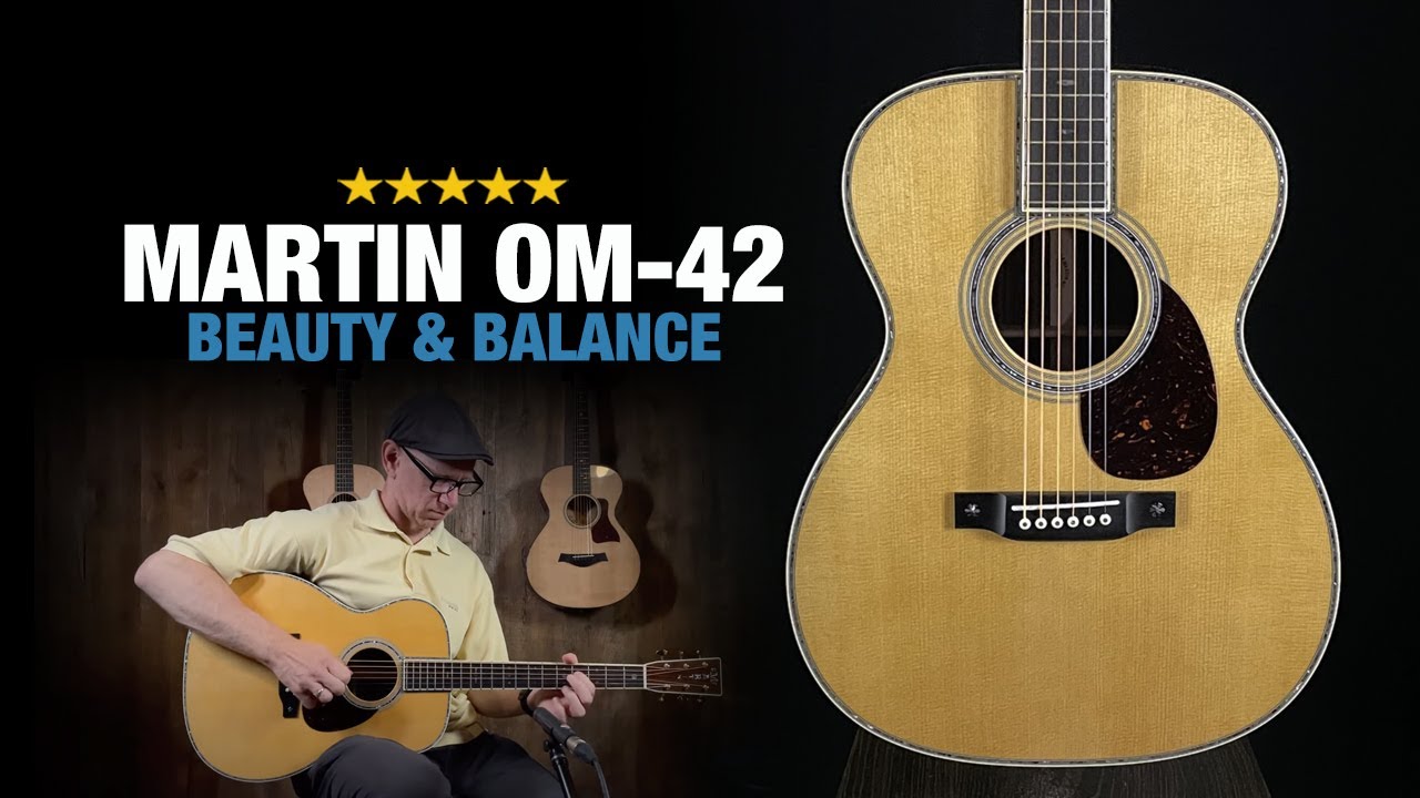 Martin OM-42 - Beautiful Balance & Bling!