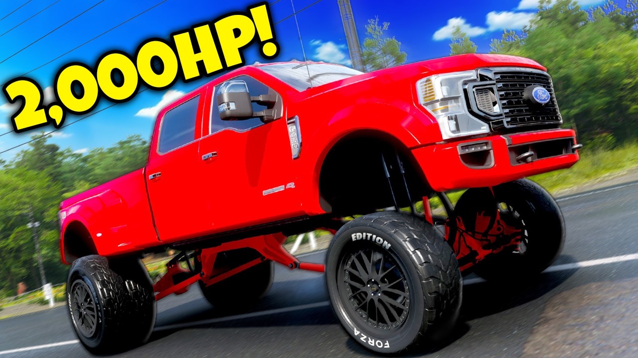 I Unlocked The 2,000HP Monster Ford F-450 Truck in Forza Horizon 6!