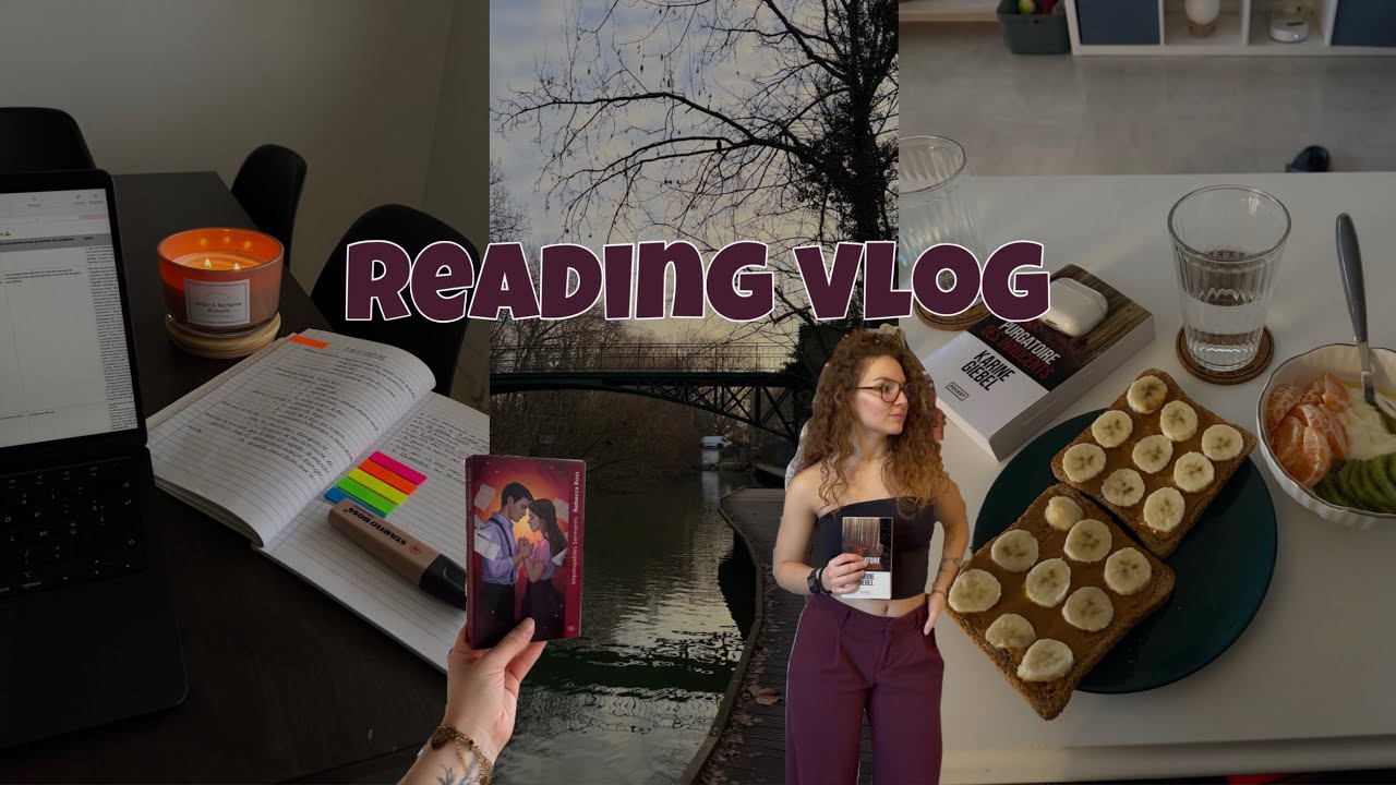 WEEKLY READING VLOG 📖 lecture | lifestyle | écriture | moments de vie ⭐️