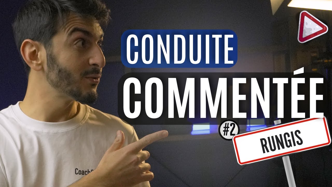 Conduite COMMENTÉE #02 RUNGIS [Permis 2026] #conduitecommentée