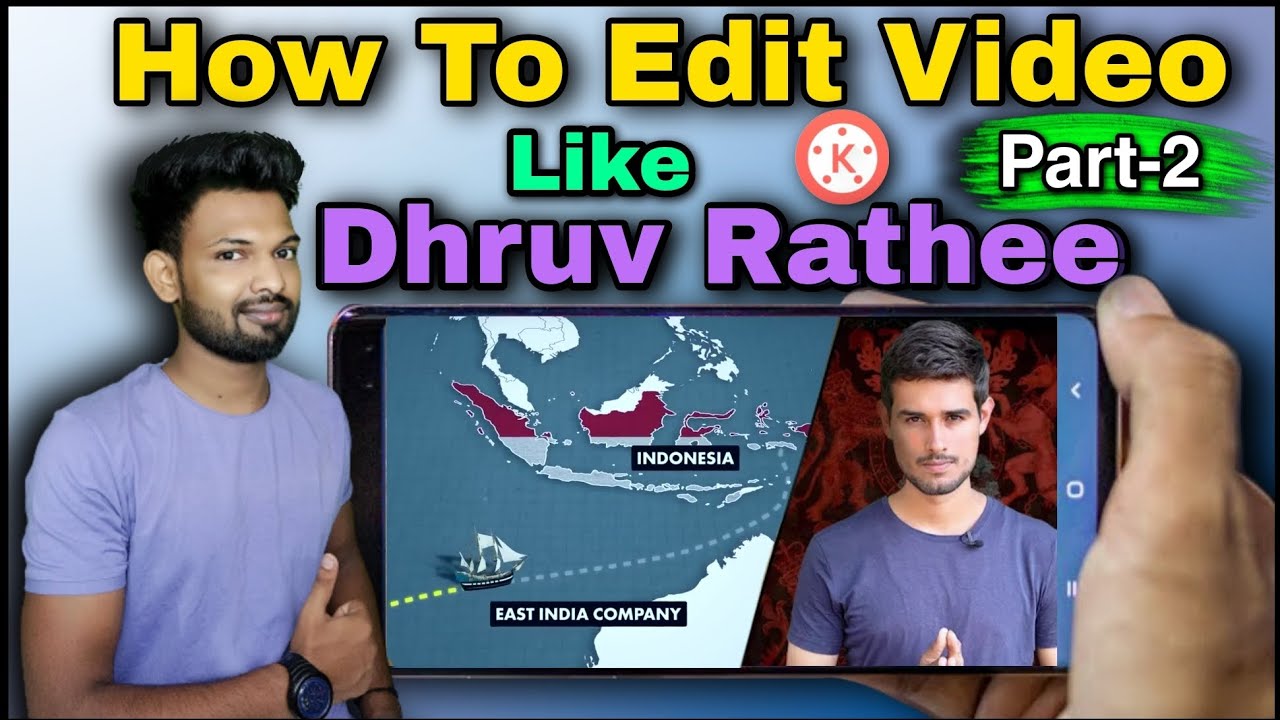 How To Edit Video Like@Dhruv Rathee Map Editing Like Dhruv Rathee, Kinemaster Editing