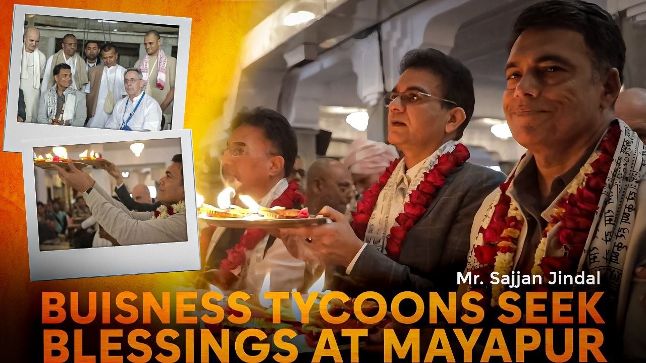 Business Tycoon Sajjan Jindal Seeks Blessings