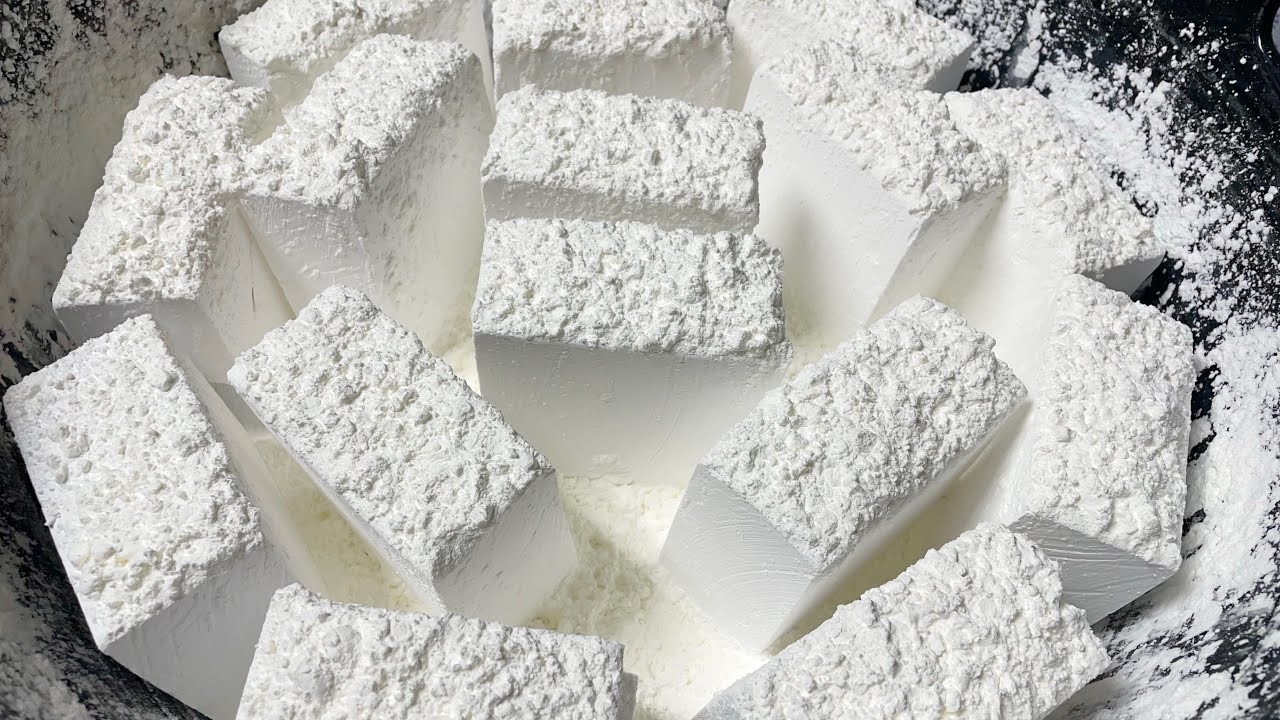 Large Bowl of 16 Chalk Blocks with Cornstarch 🌽