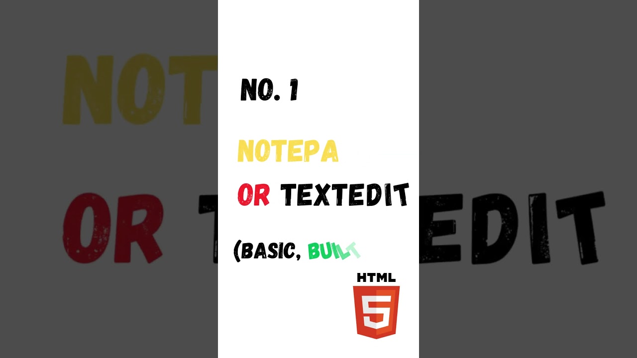 Best HTML Editors for Beginners in 2025 💻  Top Free Coding Tools Explained
