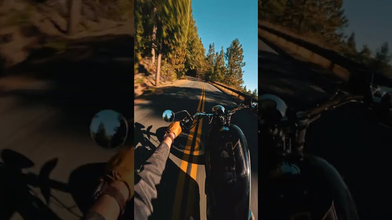 Join me on a POV motorcycle nature ride (Motorcycle ASMR)