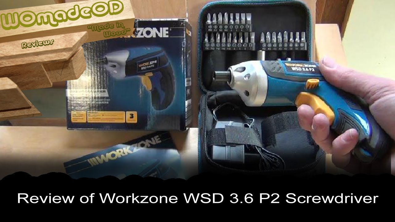 Workzone WSD 3.6 P2 Power Screwdriver Review