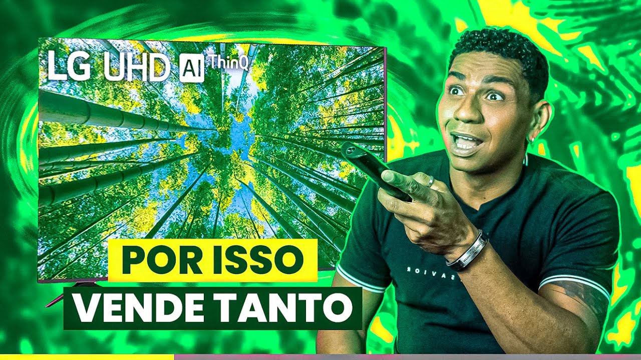 A TV MAIS VENDIDA DA LG É A UQ8050 É TEM UM MOTIVO PRA ISSO...