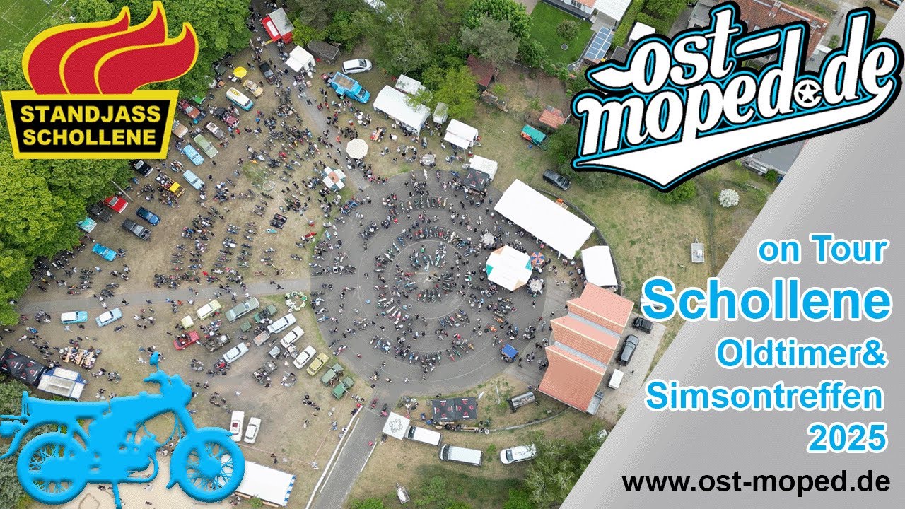 Standjass Schollene | Simson und Oldtimertreffen in Schollene 2025 | ost-moped.de