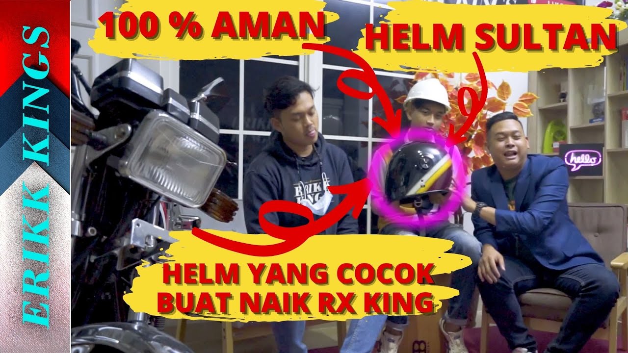 NAIK RX KING PAKE HELM SULTAN! SEHARGA MOTOR! 100% AMAN | ANAK MOTOR MASUK!